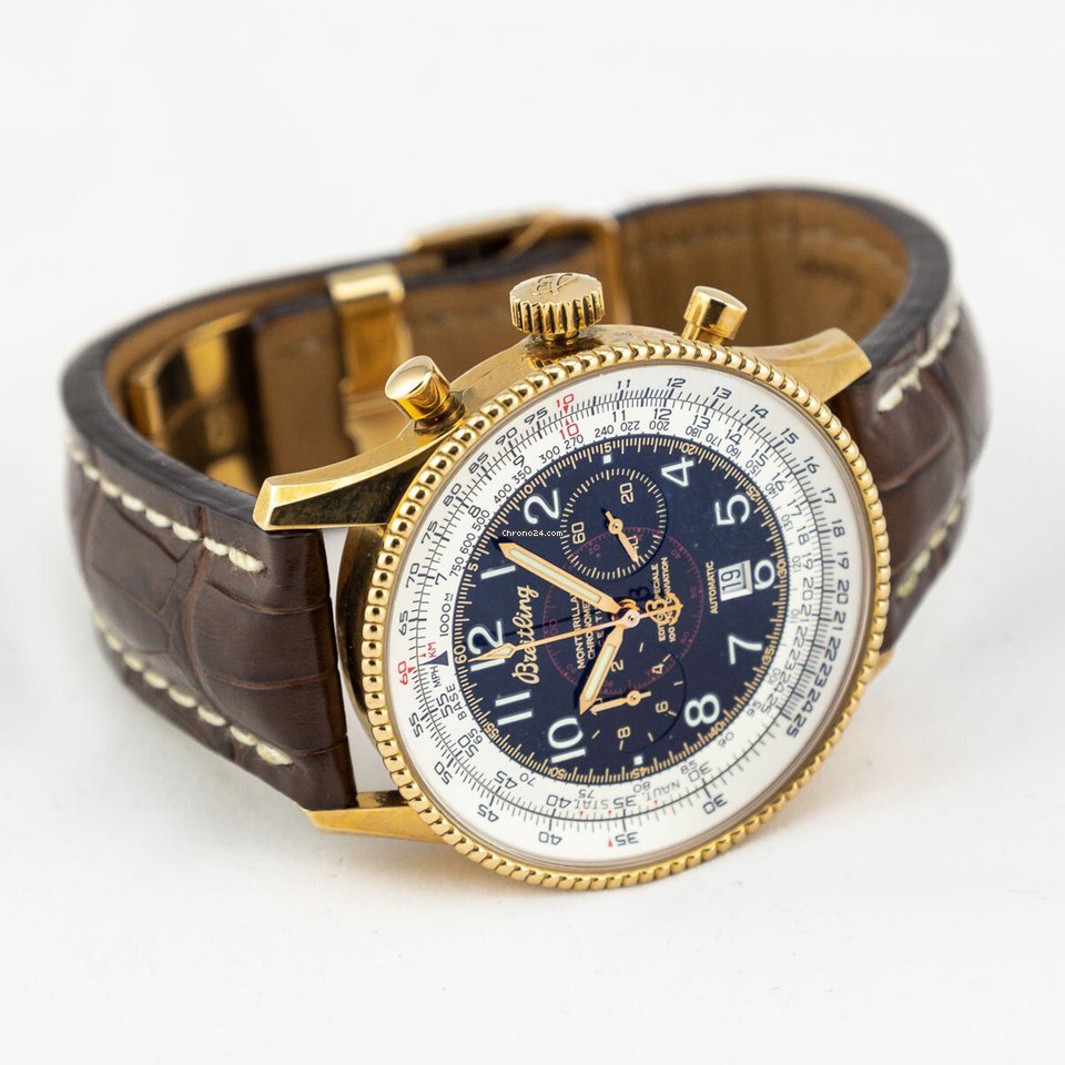 IMG_9081 Breitling Montbrillant Mens watch Unisex Automatic Rose gold K35330 Replica 7