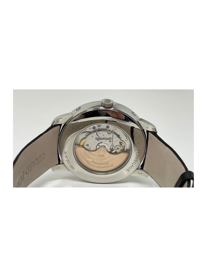 IMG_9081 Girard Perregaux 1966 Mens watch Unisex Automatic Platinum 49535-71-152-BK6A Replica 7