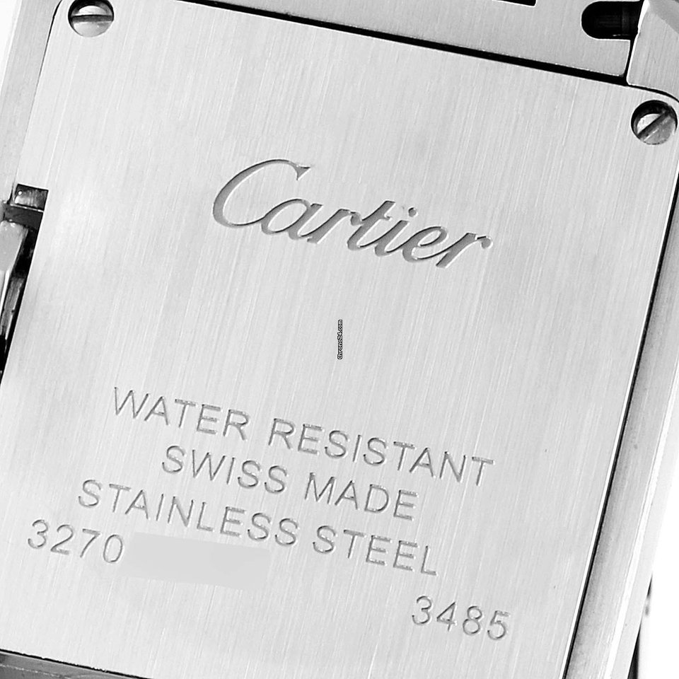 IMG_9081 Cartier Tank Anglaise Womens watch Quartz Steel W5310022 Replica 7