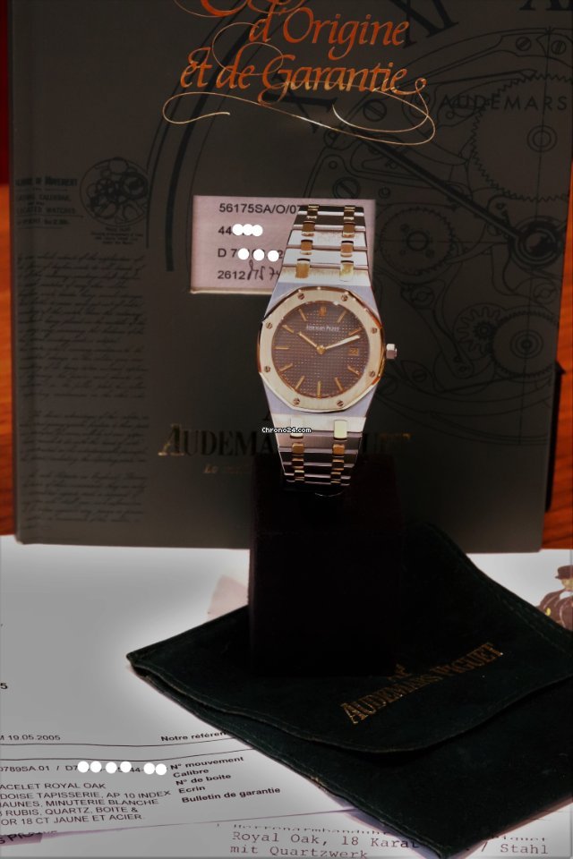 Audemars Piguet Royal Oak Mens watch Unisex Quartz Gold Steel 56175SA.O.0789SA.01 Replica 7