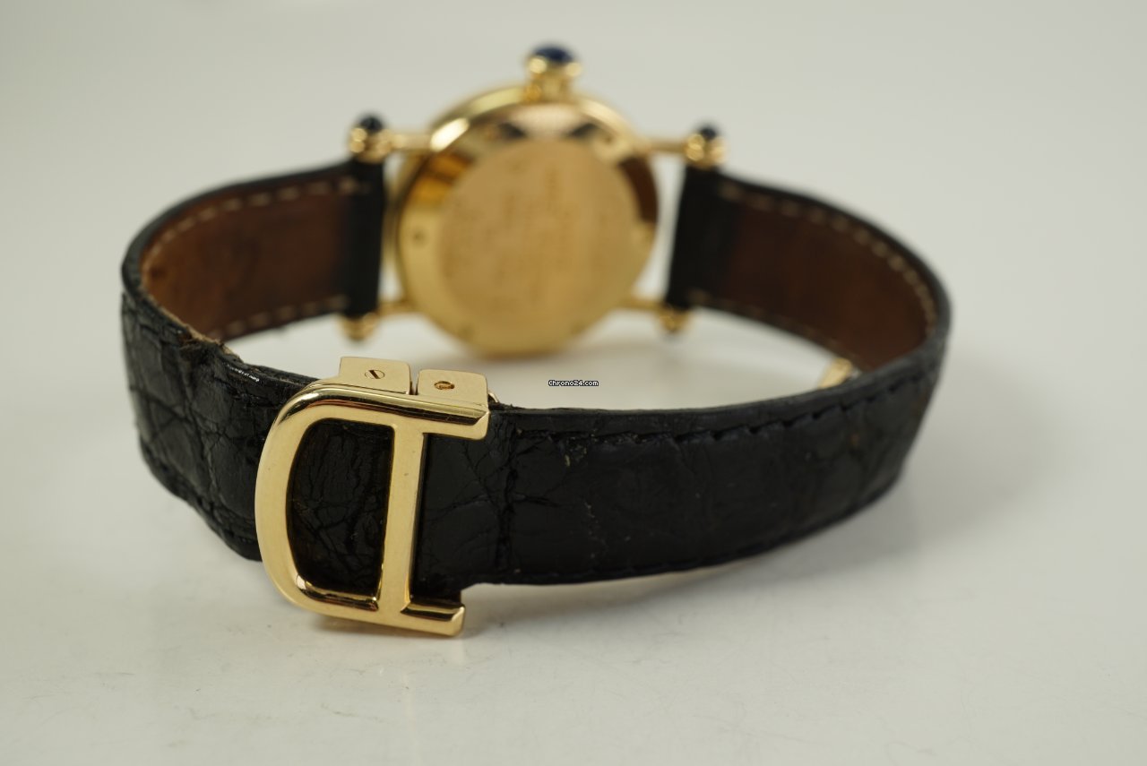 IMG_9081 Cartier Diabolo Womens watch Quartz Yellow gold 14400 Replica 7