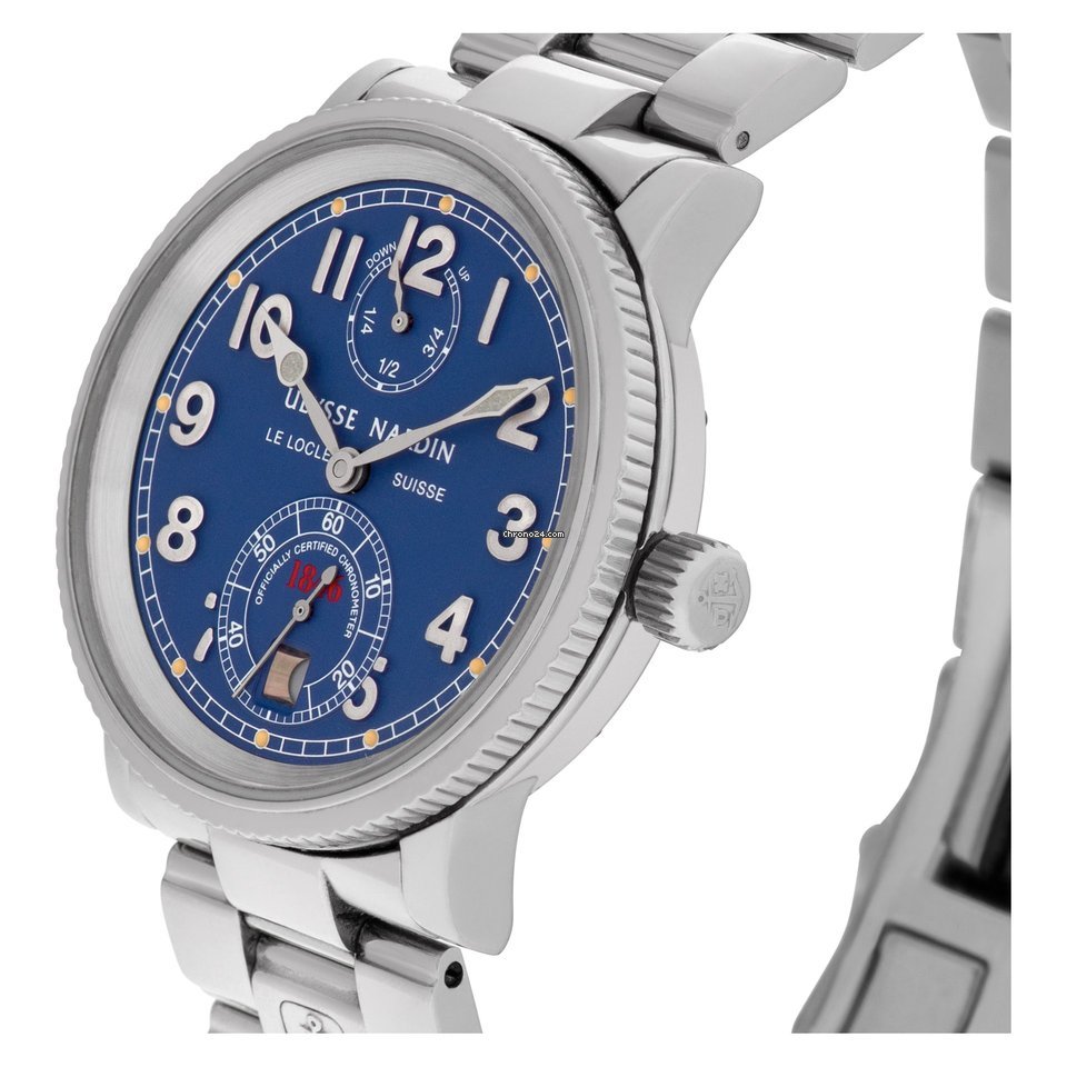 Ulysse Nardin Mens watch Unisex Automatic Steel 1846 Replica 7