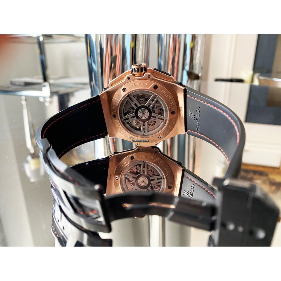 Hublot Big Bang Ferrari Mens watch Unisex Automatic Rose gold 222 500 Replica 7