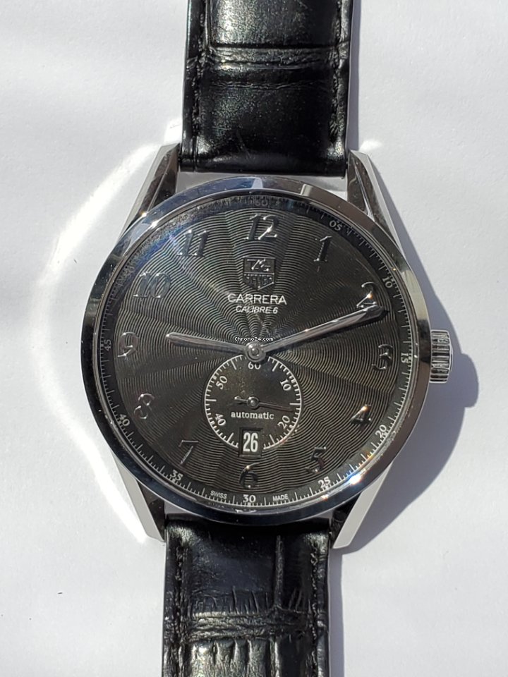IMG_9081 TAG Heuer Carrera Calibre 6 Mens watch Unisex Automatic Steel was2110.fc6180 Replica 7