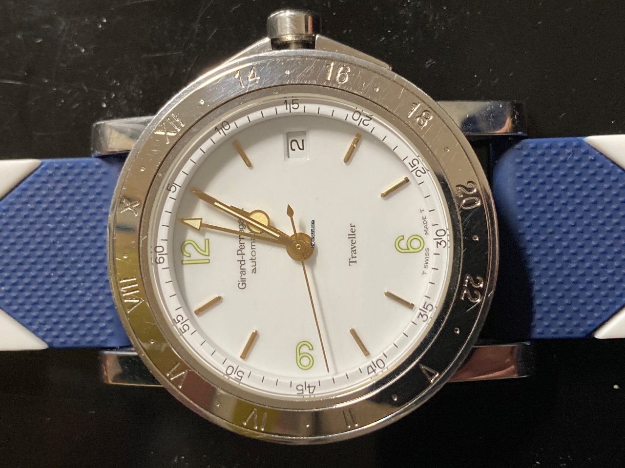 Girard Perregaux Traveller Mens watch Unisex Automatic Steel 7200 Replica 7