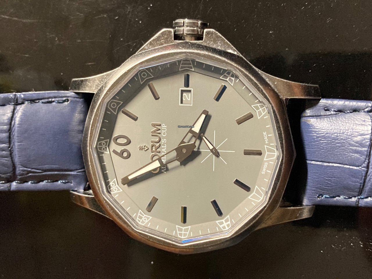 IMG_9081 Corum Admirals Cup Legend 42 Mens watch Unisex Automatic Steel 395.101.20 0F61 FH10 Replica 7