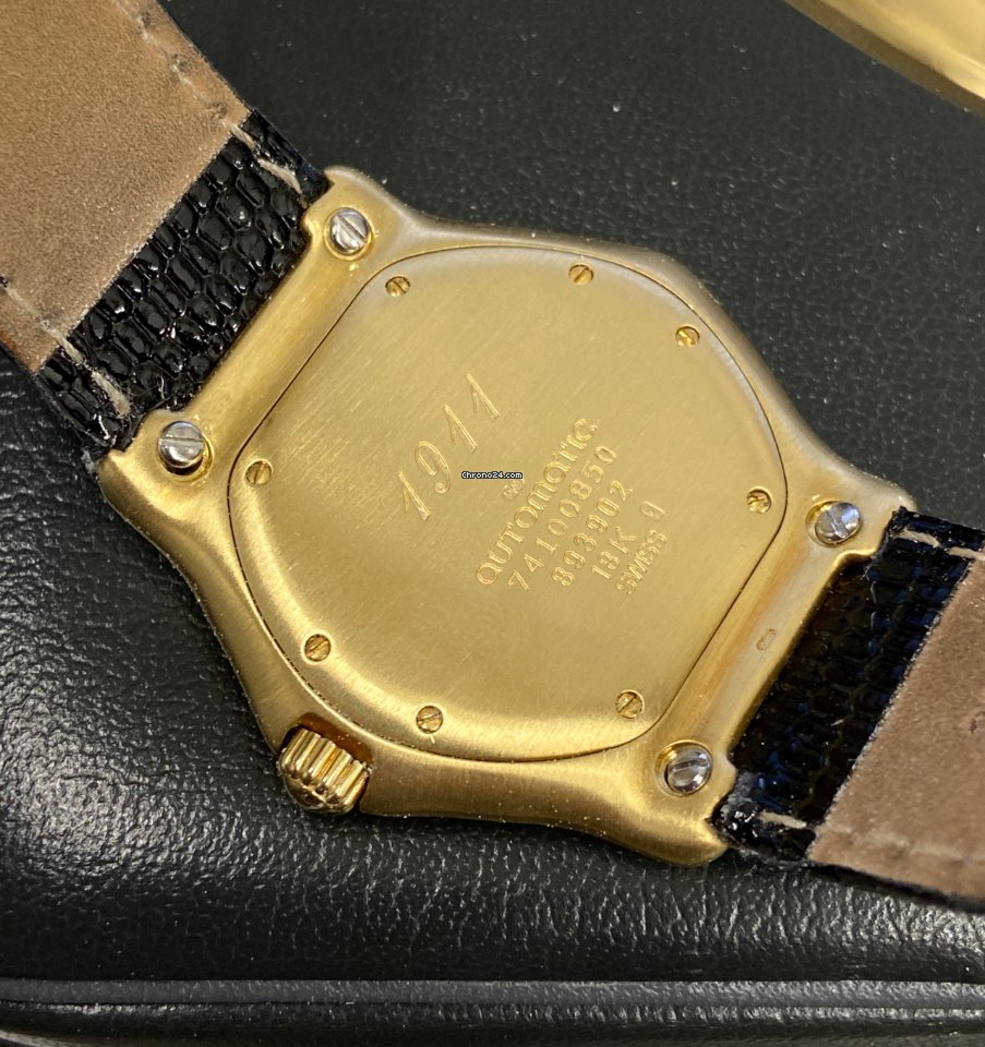 IMG_9081 Ebel 1911 Mens watch Unisex Automatic Yellow gold 893902 Replica 7