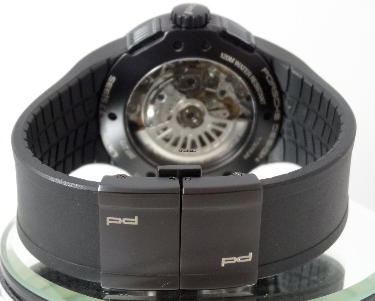 IMG_9081 Porsche Design Flat Six Mens watch Unisex Automatic Titanium 6341.13.44.1169 Replica 7