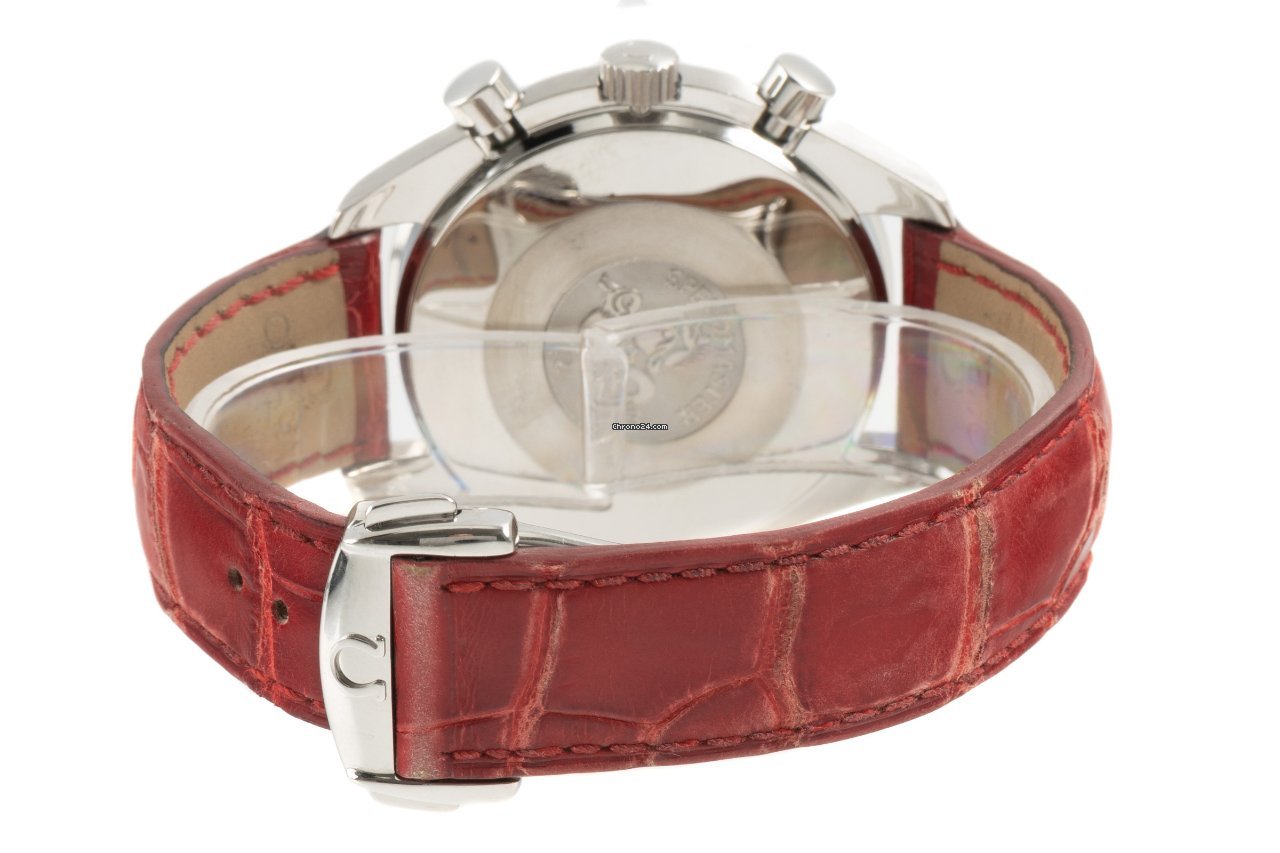 IMG_9081 Omega Speedmaster Ladies Chronograph Womens watch Automatic Steel 275.0032 Replica 7