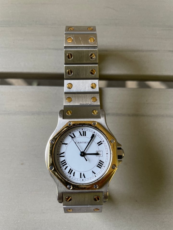 IMG_9081 Cartier Santos Mens watch Unisex Automatic 24942 Replica 7