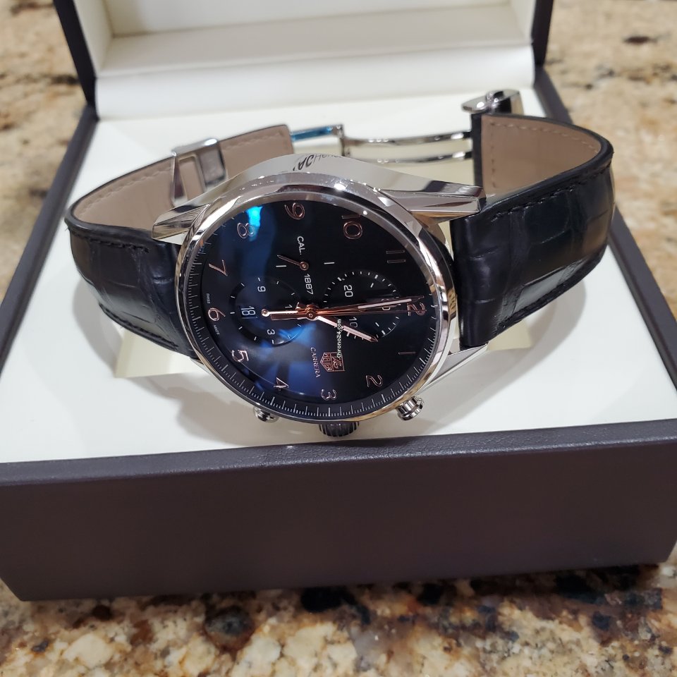 TAG Heuer Carrera Calibre 1887 Mens watch Unisex Automatic Steel CAR2014-0 Replica 7