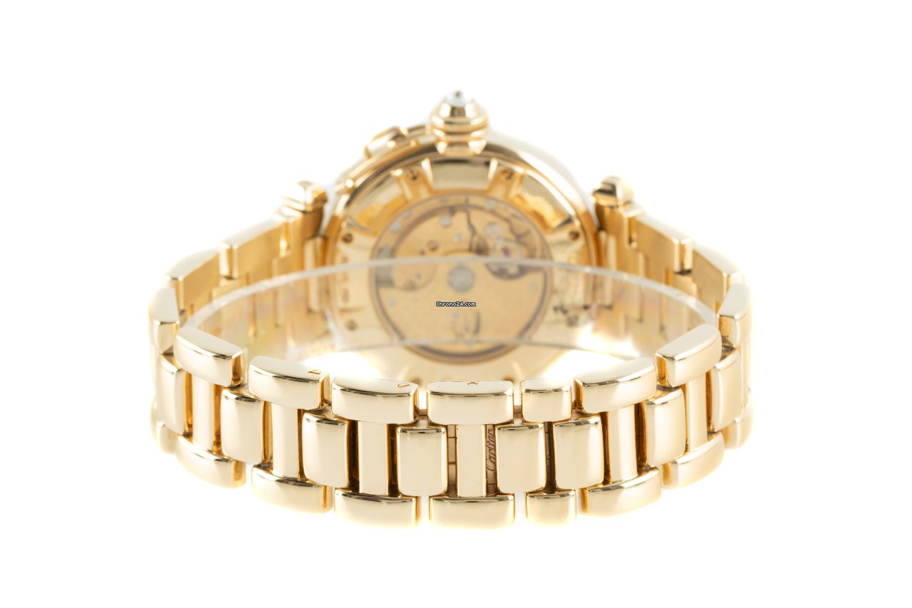 IMG_9081 Cartier Pasha Womens watch Automatic Yellow gold WJ1110H9 Replica 7