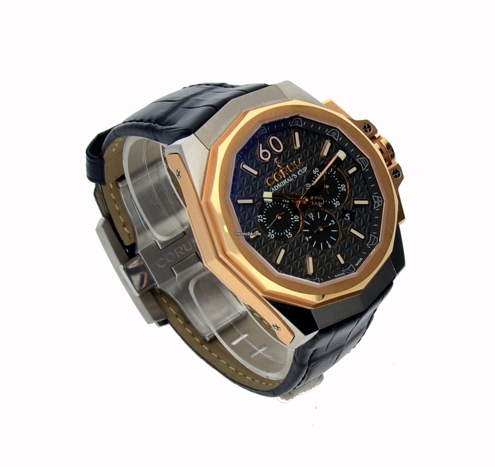 IMG_9081 Corum Admirals Cup AC-One Mens watch Unisex Automatic Titanium 132.201.05 0F01 AN11 Replica 7