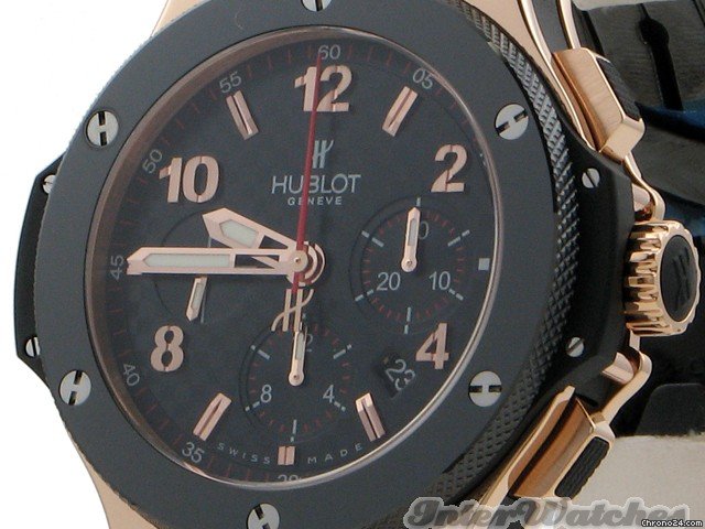 IMG_9081 Hublot Big Bang 44 mm Mens watch Unisex Automatic Rose gold 301pb131rx Replica 7