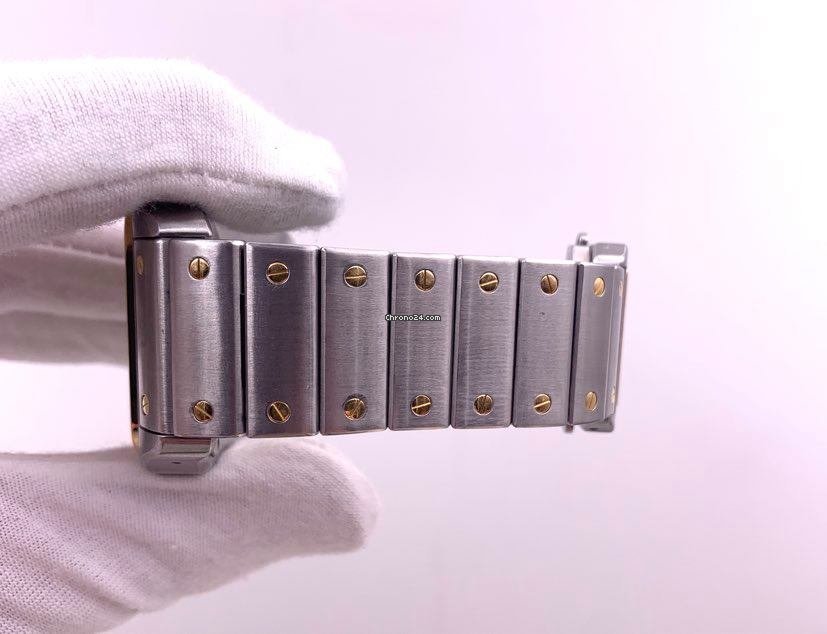 Cartier Santos 100 Mens watch Unisex Automatic Gold Steel W200728G Replica 7