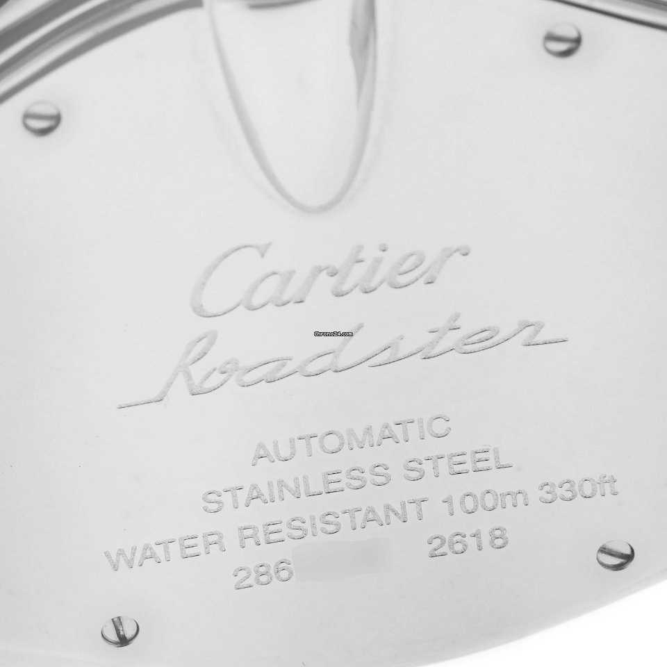 Cartier Roadster Mens watch Unisex Automatic Steel W62006X6 Replica 7