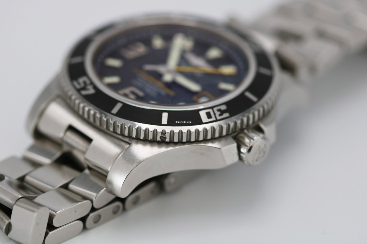IMG_9081 Breitling Superocean 44 Mens watch Unisex Automatic Steel A1739102 BA78 Replica 7