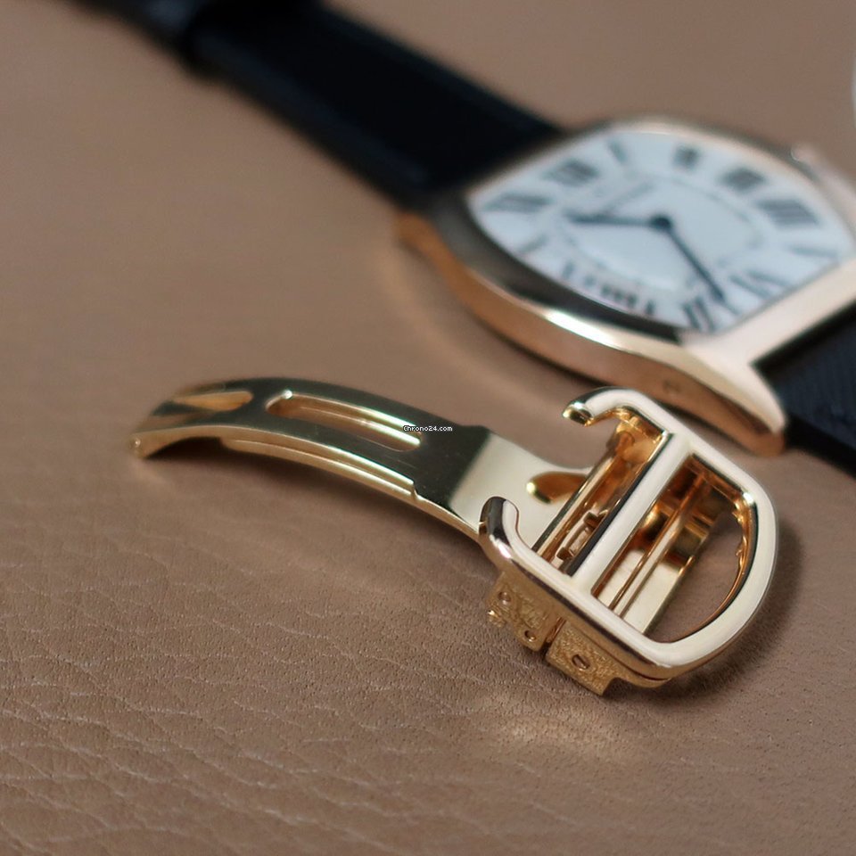Cartier Tortue Mens watch Unisex Manual winding Rose gold WGTO0002 Replica 7