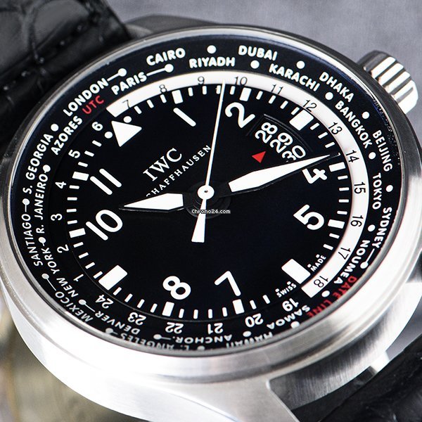 IMG_9081 IWC Pilot Worldtimer Mens watch Unisex Automatic Steel IW326201 Replica 7