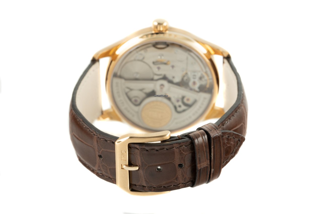 IMG_9081 IWC Portuguese Automatic Mens watch Unisex Automatic Yellow gold 5000 Replica 7