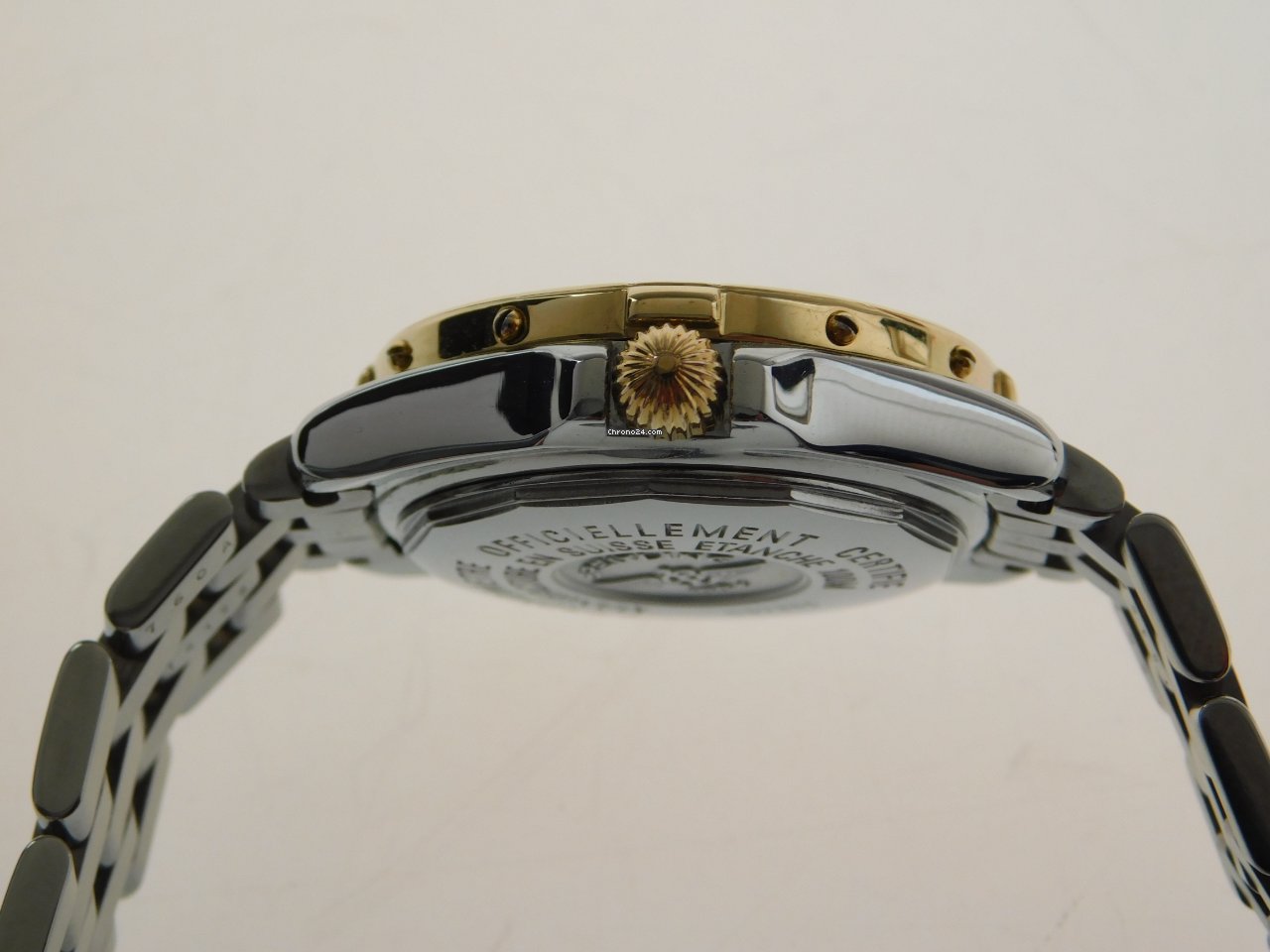 IMG_9081 Breitling Cockpit Lady Womens watch Quartz Gold Steel D 67365 Replica 7