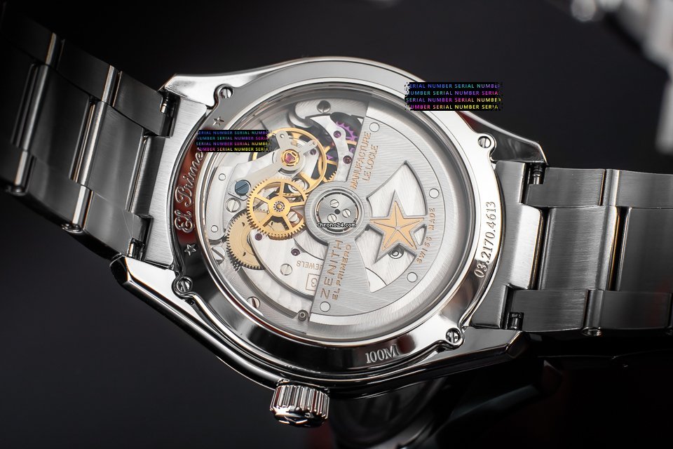 IMG_9081 Zenith El Primero Synopsis Mens watch Unisex Automatic Steel 03.2170.4613 Replica 7