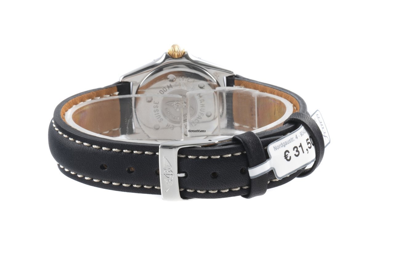 IMG_9081 Breitling Callistino Womens watch Quartz Gold Steel B52045 Replica 7