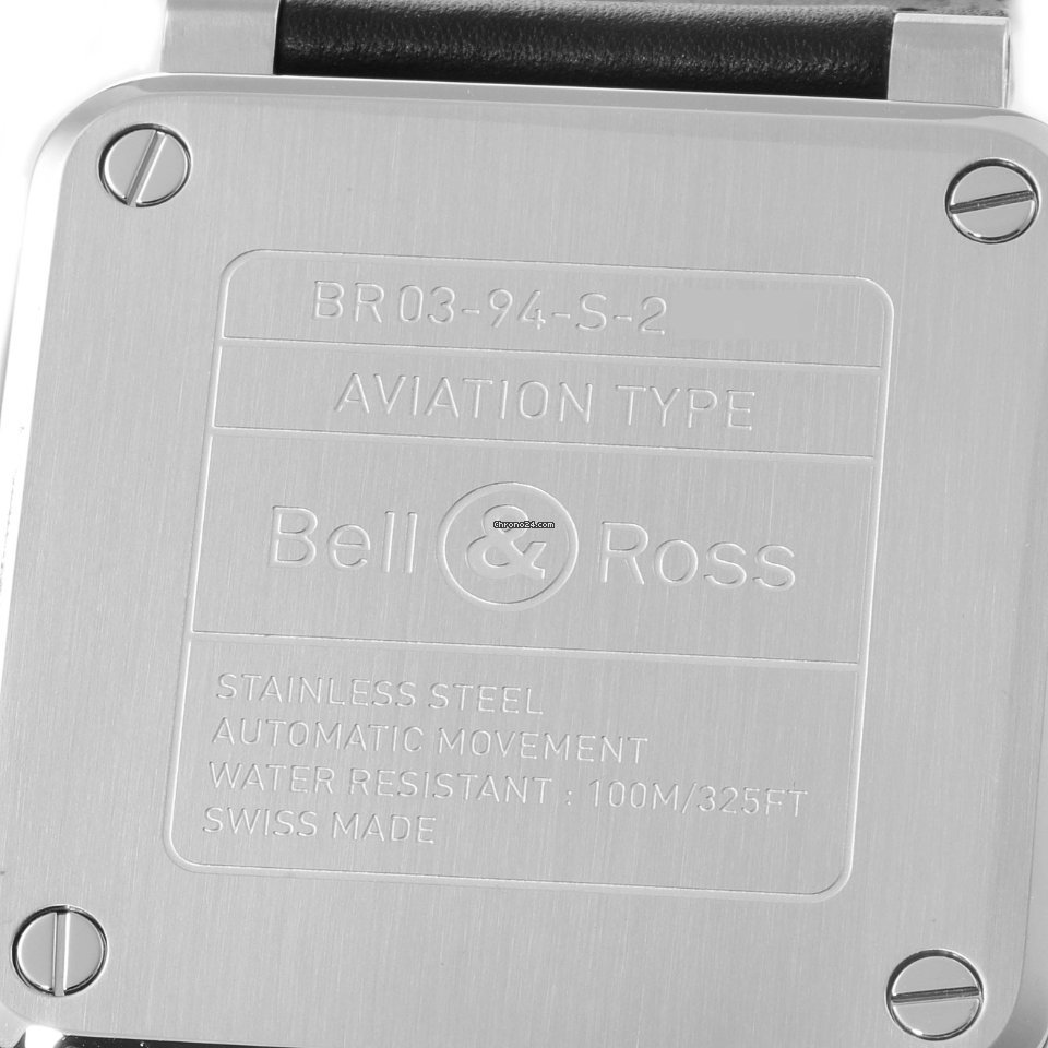 IMG_9081 Bell & Ross BR 03-94 Chronographe Mens watch Unisex Automatic Steel BR0394-BLC-ST SCA Replica 7