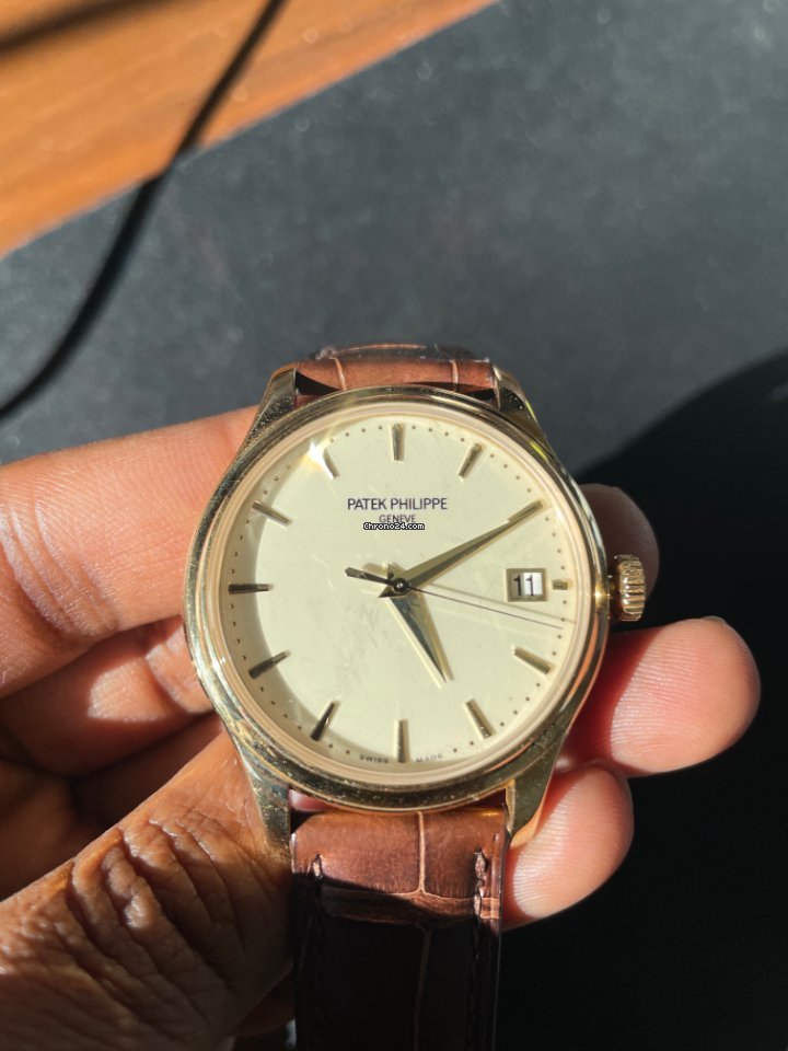 IMG_9081 Patek Philippe Calatrava Mens watch Unisex Automatic Yellow gold 5227J Replica 7
