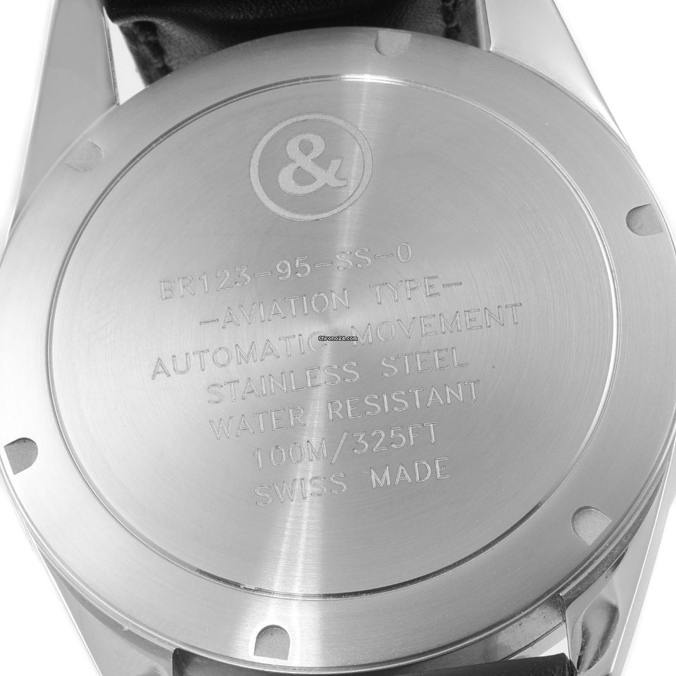 IMG_9081 Bell & Ross Vintage Mens watch Unisex Automatic Steel BR123-95-SS Replica 7