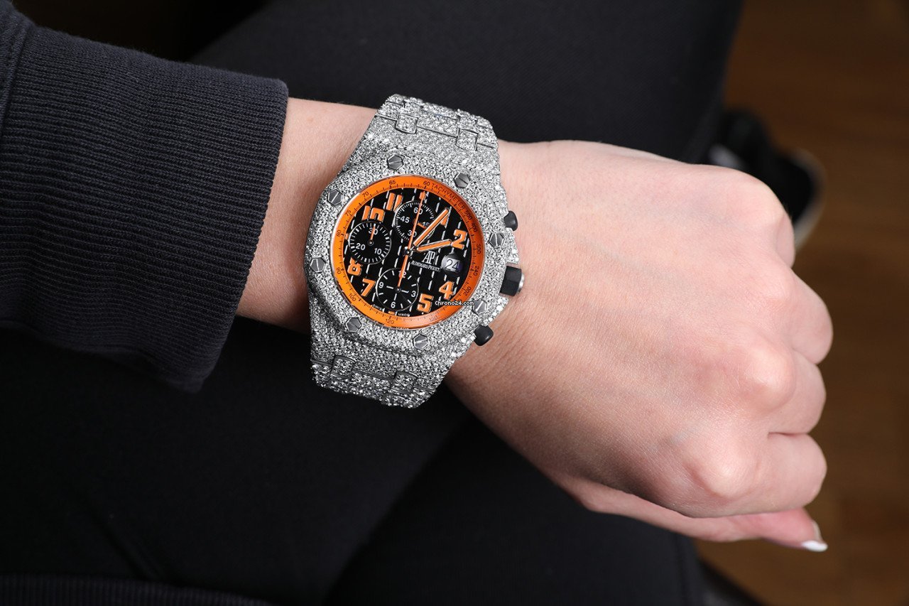 IMG_9081 Audemars Piguet Royal Oak Offshore Chronograph Volcano Mens watch Unisex Automatic Steel 26170ST.OO.D101CR Replica 7