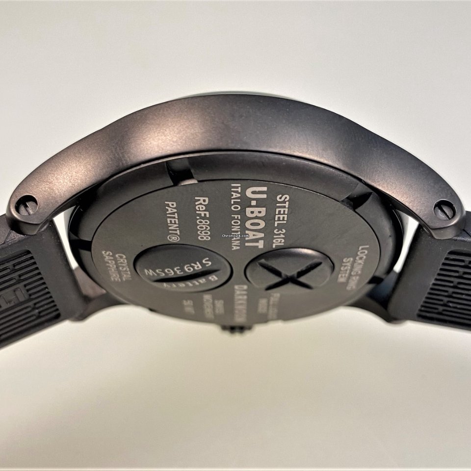IMG_9081 U-Boat Mens watch Unisex Quartz Steel 8698 A Replica 7