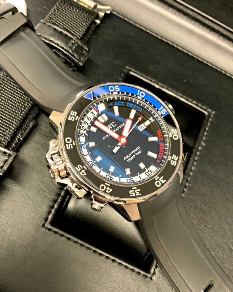 IMG_9081 IWC Aquatimer Deep Two Mens watch Unisex Automatic Steel IW354702 Replica 7