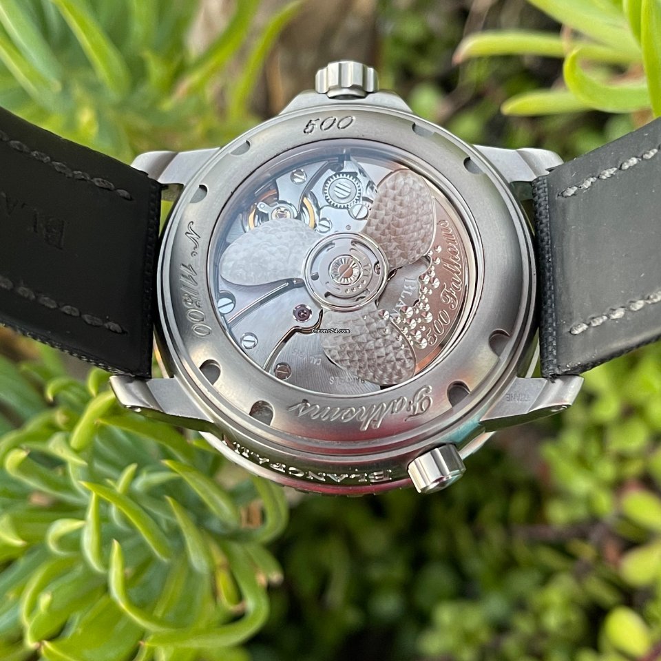 Blancpain 500 Fathoms Mens watch Unisex Automatic Titanium 50015-12B30-52B Replica 7