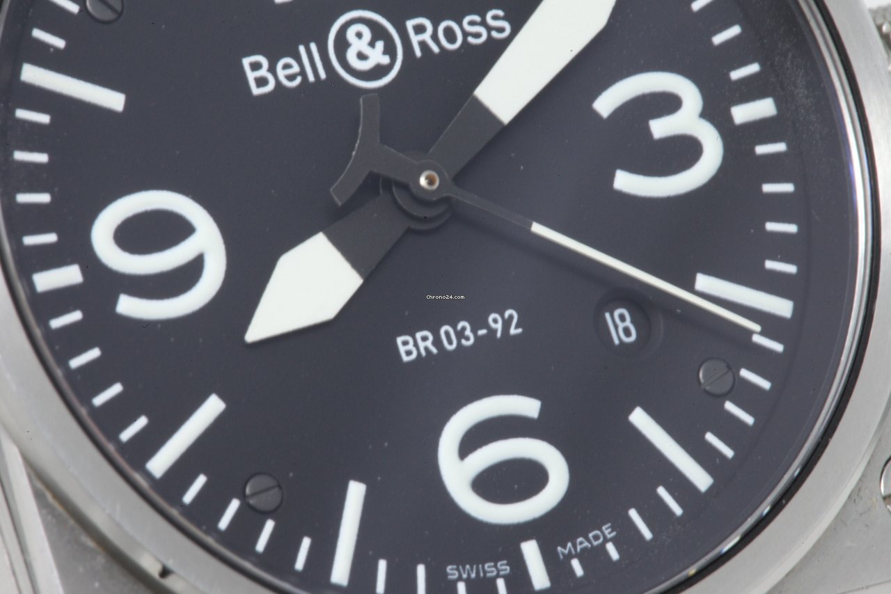 IMG_9081 Bell & Ross BR 03-92 Steel Mens watch Unisex Automatic Steel BR0392-BLC-ST Replica 7