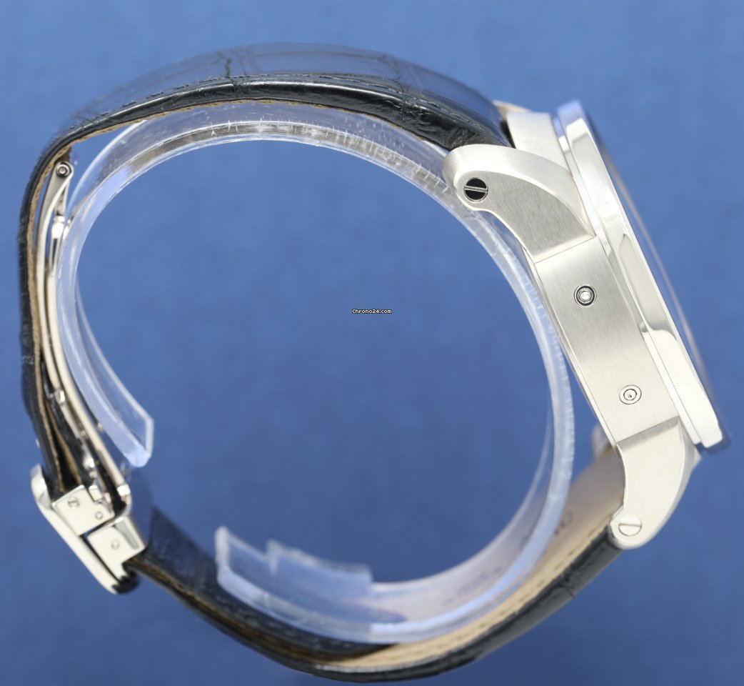 IMG_9081 Cartier Calibre de Cartier Mens watch Unisex Automatic White gold W7100030 Replica 7