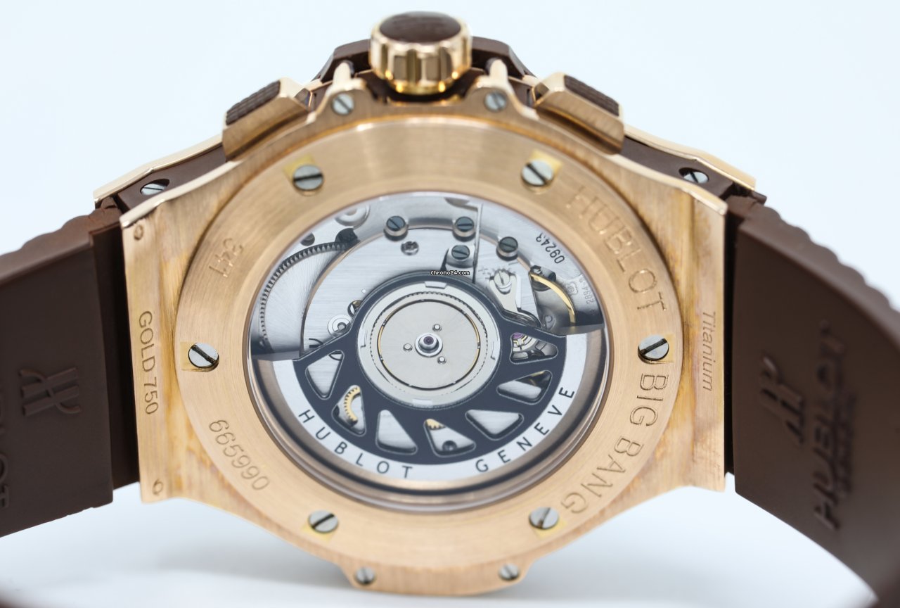 Hublot Big Bang 41 mm Mens watch Unisex Automatic Rose gold 341.PC.3380.RC Replica 7