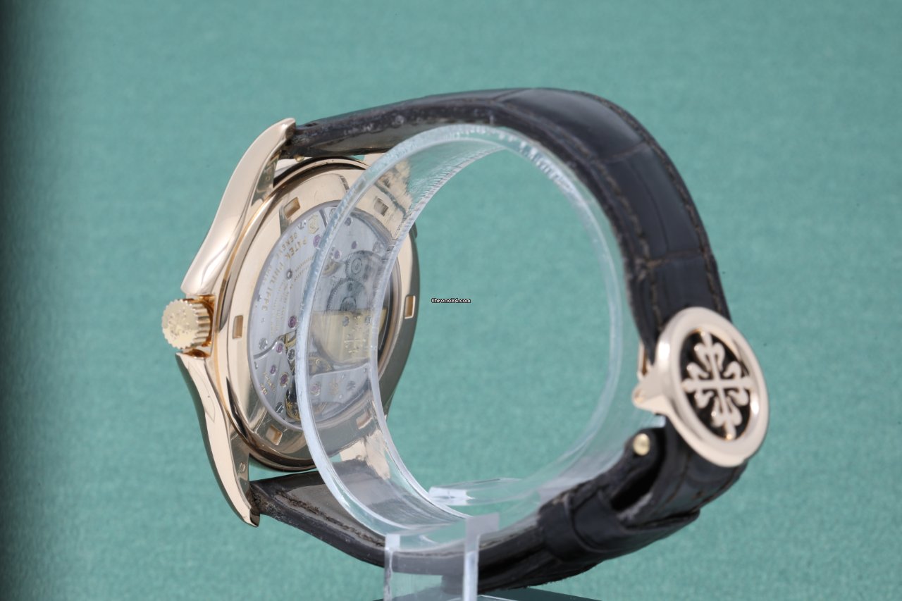 IMG_9081 Patek Philippe World Time Mens watch Unisex Automatic Rose gold 5130 Replica 7