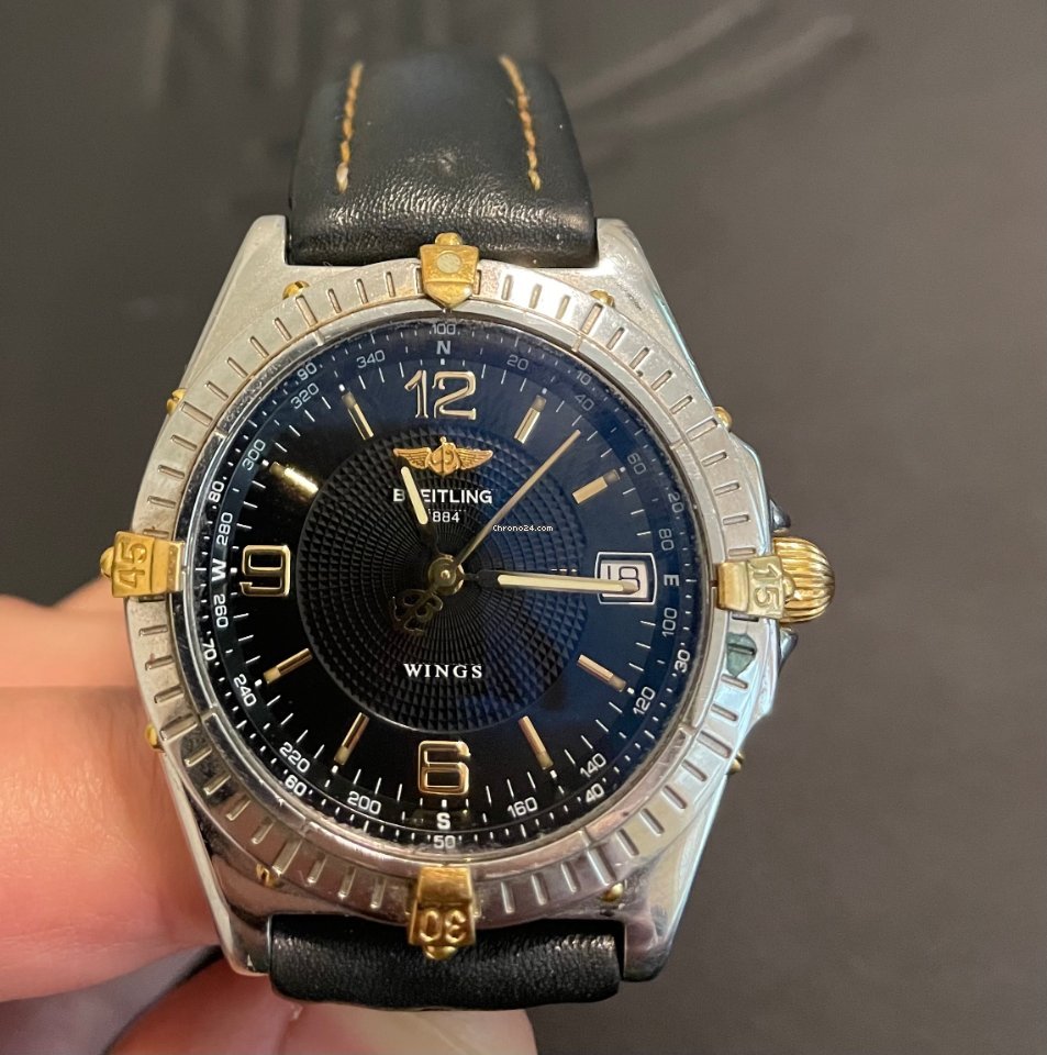 IMG_9081 Breitling Mens watch Unisex Automatic Gold Steel B10050 Replica 7