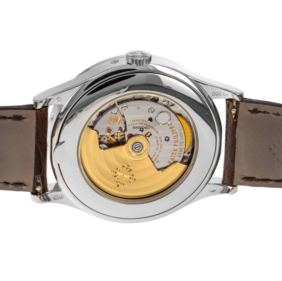IMG_9081 Patek Philippe Perpetual Calendar Mens watch Unisex Automatic Platinum 5496P Replica 7