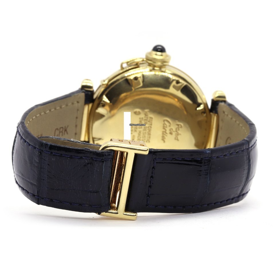 Cartier Pasha Mens watch Unisex Automatic Yellow gold 1021 Replica 7