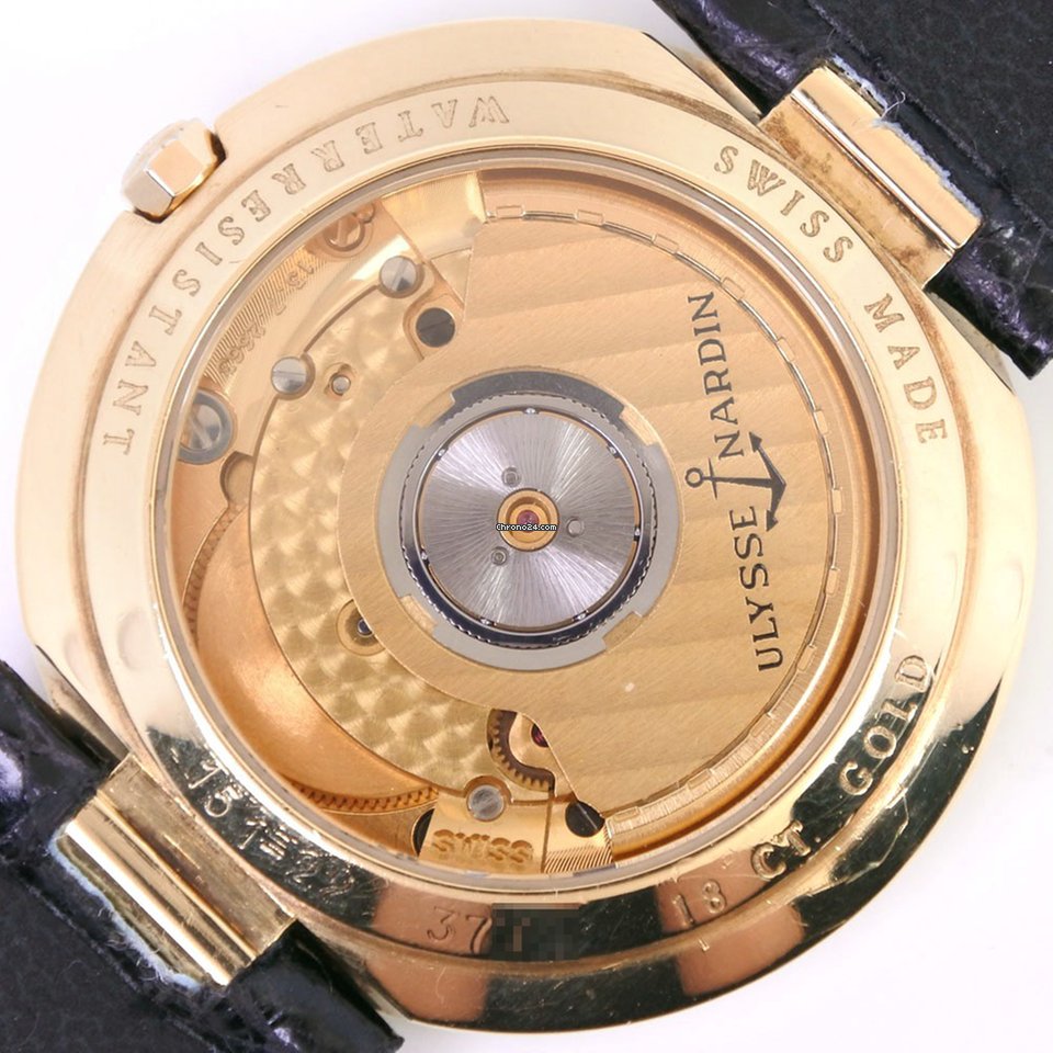 IMG_9081 Ulysse Nardin Mens watch Unisex Automatic Yellow gold 151.22 Replica 7