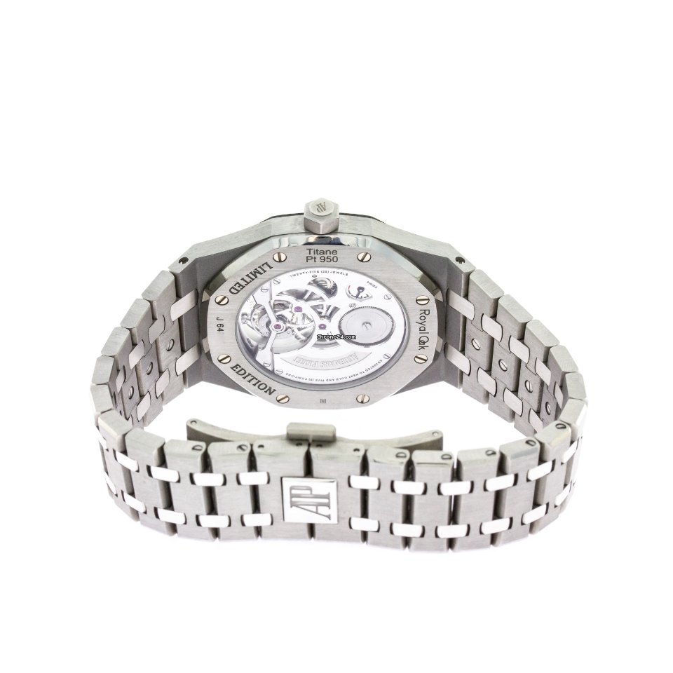 IMG_9081 Audemars Piguet Royal Oak Tourbillon Mens watch Unisex Manual winding Titanium 26510IP.OO.1220IP.01 Replica 7
