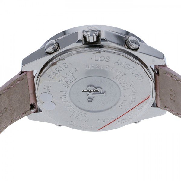 IMG_9081 Jacob & Co. Five Time Zone Quartz Steel JC-47SPD Replica 7