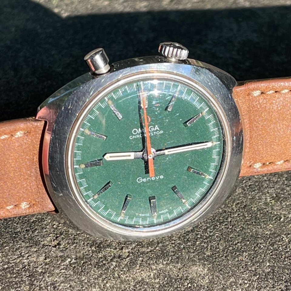 IMG_9081 Omega Geneve Mens watch Unisex Manual winding Steel 145.010 Replica 7