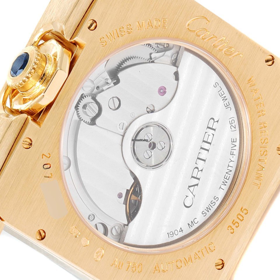 IMG_9081 Cartier Tank Anglaise Mens watch Unisex Automatic Yellow gold W5310032 Replica 7