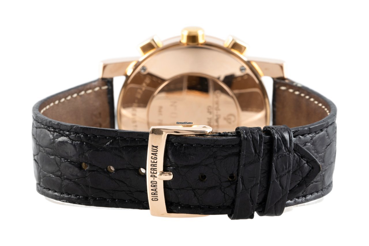 IMG_9081 Girard Perregaux GP 7000 Mens watch Unisex Automatic Red gold 7000 Replica 7