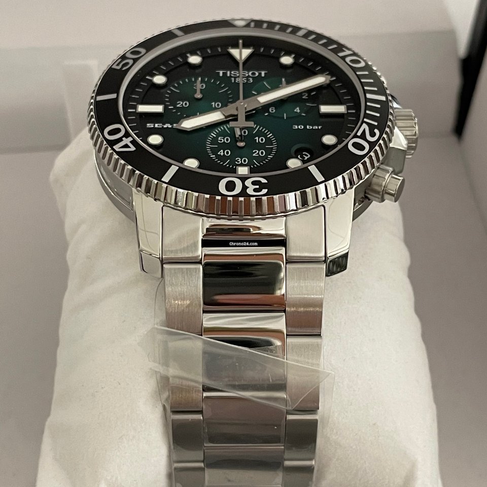 IMG_9081 Tissot Seastar 1000 Mens watch Unisex Quartz Steel T120.417.11.091.01 Replica 7