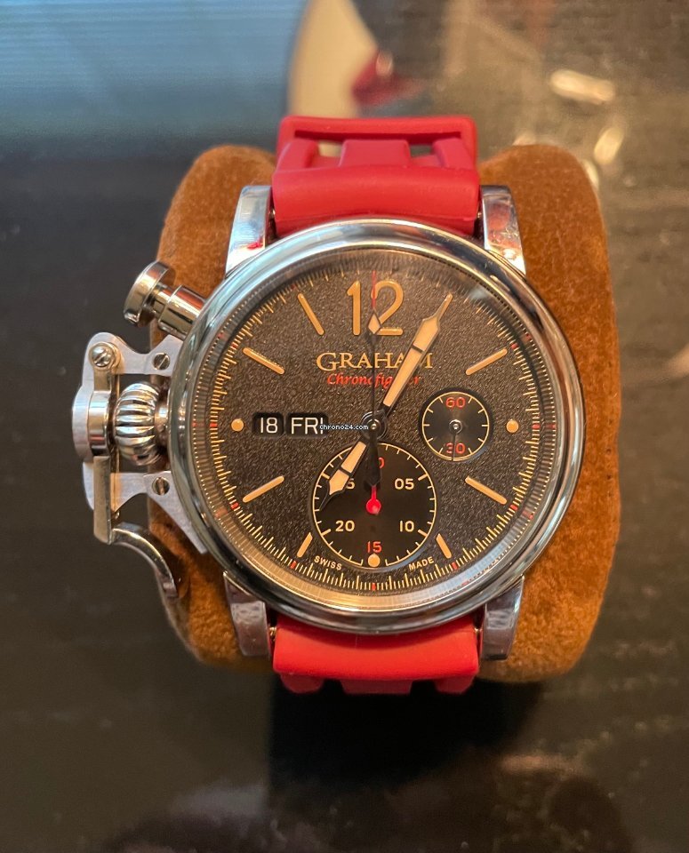 IMG_9081 Graham Chronofighter Mens watch Unisex Automatic Steel 2CVAS.U01A.L129S Replica 7