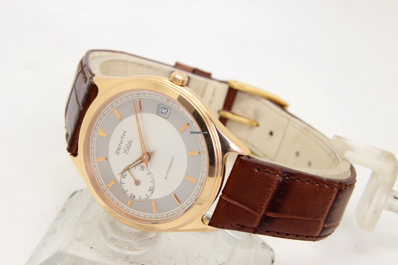 IMG_9081 Zenith Elite Mens watch Unisex Automatic Rose gold 17 0040 680 Replica 7